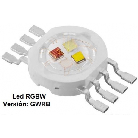 Led 4w RGBW GWRB 8 pin