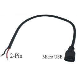 Micro USB 2.0 Hembra a Cable 2pin
