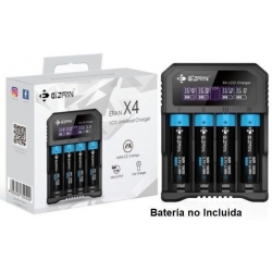 Multi Cargador USB de Baterias de Litio X4