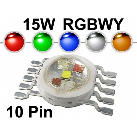Led RGBW-Y 10 pines