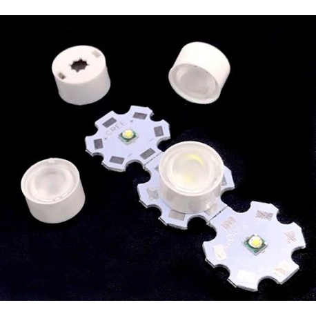 Reflector con Lente 13mm para Led Cree