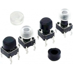 Botones silicona 6mm para Tact-Switch