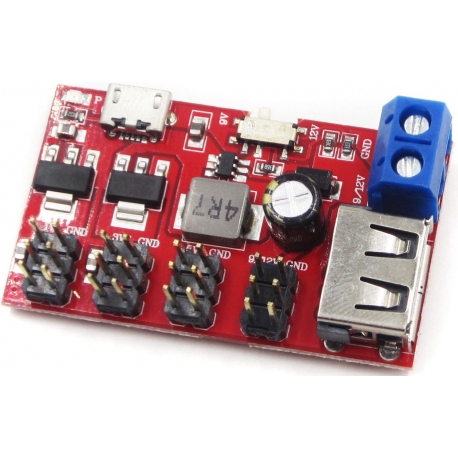Cargador Micro USB 5V, 1.8-12V a 5 o 9 o 12V
