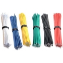 Cable PVC Precortado y estañado AWG26 de 10cm, 500 unidades