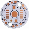 Pcb Redondo 28mm para Led RGBW-Y de 10 pines