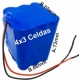 Pack de Baterias 12 celdas Rectangular