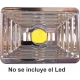 Reflector de 35x25x13mm para Led CREE, Lumiled
