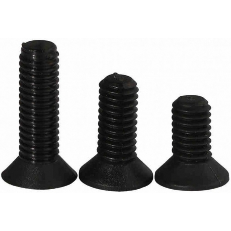 Tornillería M4 en color Negro Din965