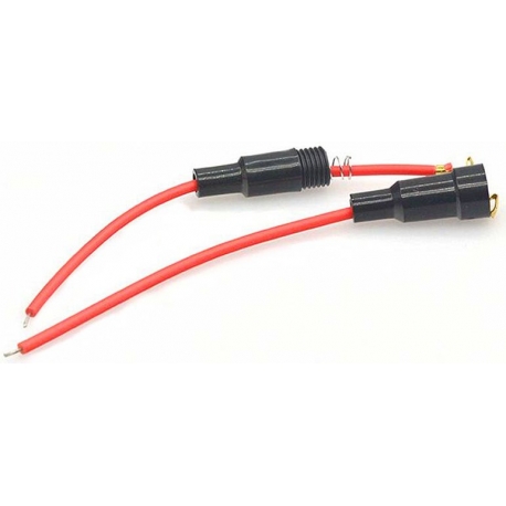 Porta fusible aereo Rojo-Negro