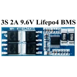 PCM 3S para Baterías de LifePo 9.6v.2A