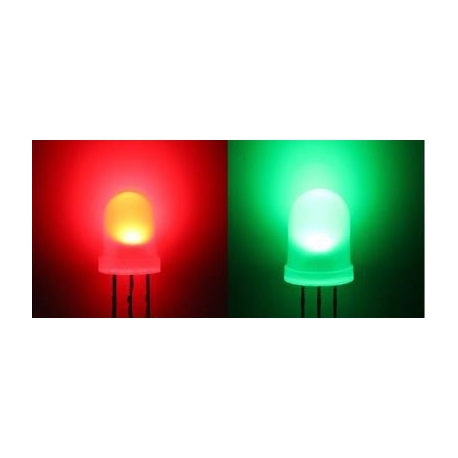 Led Bicolor Rojo-Verde Difuso