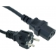 Cable de Red IEC C13-Schuko Recto