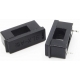 Porta fusibles 5x20mm con tapa abatible