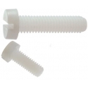 Tornillos de Nylon Blancos M3 Din84