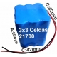 Pack de Baterias 3x3 Celdas