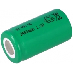 Batería NI-MH Recargable SubC 1,2V 2.400mA