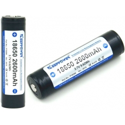 Batería de Litio IMR18650 3.7v 2.600 y 2.900mA KeepPower