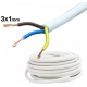 Manguera Redonda de PVC Blanca 3 hilos