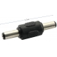 Adaptador Recto Jack Macho-Macho 5.5x2.1mm