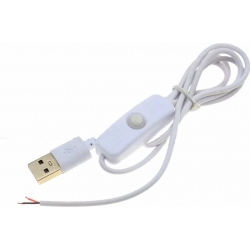 Conectores cableados USB con interruptor a cable 2 pin