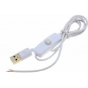 Conectores cableados USB con interruptor a cable 2 pin