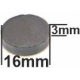 Imanes de Ferrita 16x3mm
