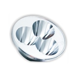 Reflector de Aluminio para 3 Led Cree 53x18mm