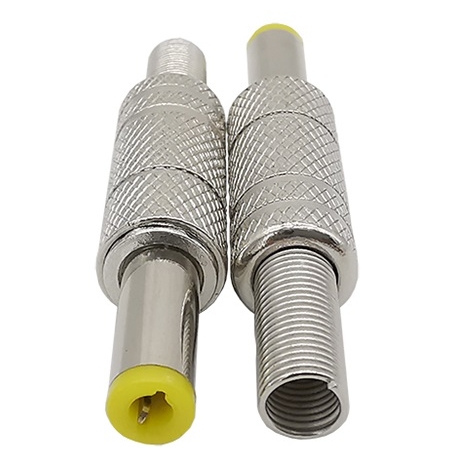 Conectores Jack Alimentación Macho en metal