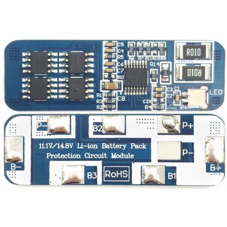 PCM para Baterías Li-Po 14.8v-8A.LI04S8-016