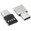 Adaptador USB 2 Macho-USB-C