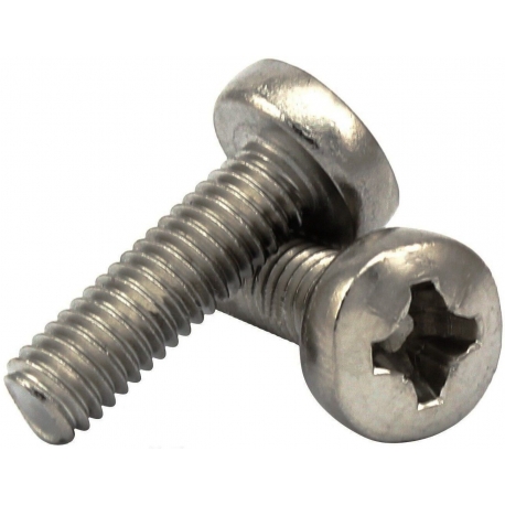 Tornillos M2.5 de Acero A2 Din7985