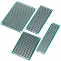 Circuitos Impresos PCB taladrados FR4 Verde o Azul