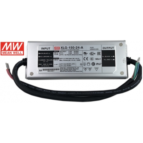 Fuentes Estancas Mean-well XLG150 24v