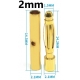 Conector Power 2mm Gold Plate