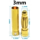 Conector Power 3mm Gold Plate