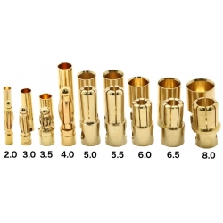 Conector Power Gold Plate