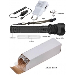 Linterna USB-Zoom Z5000 2800Lm