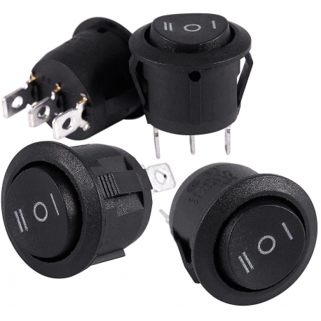 Pulsador Conmutado basculante (Rocker) 3 posiciones