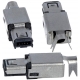 Conector Micro USB A-Macho Aereo 4 pin