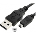 Cable USB-A MIni-USB B 4pin Macho-Macho