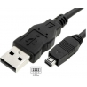 Cable USB-A MIni-B HP 4pin Macho-Macho