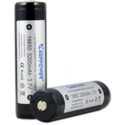 Batería de Litio 18650 3.7v 3.200mA Protegida KeepPower