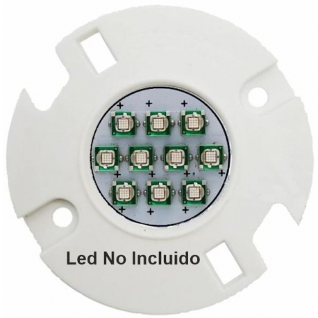 Circuito Impreso 36mm para 10 Led 3535, XP
