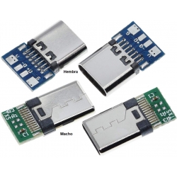 Juego Conector USB-C 3.1. 14 pin