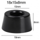 Pies de Goma reforzado 18x15x8mm