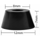 Pies de Goma reforzado 12x8x7mm