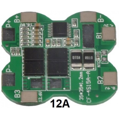 PCM 4S para Baterías de Litio 14.8v. 12A