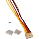 Conector cableado tipo Molex 5264 Hembra 4pin