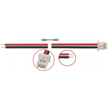 Conectores MX-51021 1.25mm 2Pin Hembra con Cables