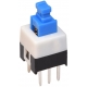 Interruptor de pulsador On-Off 2c/2pos.7X7X7MM-Interruptor boton largo
